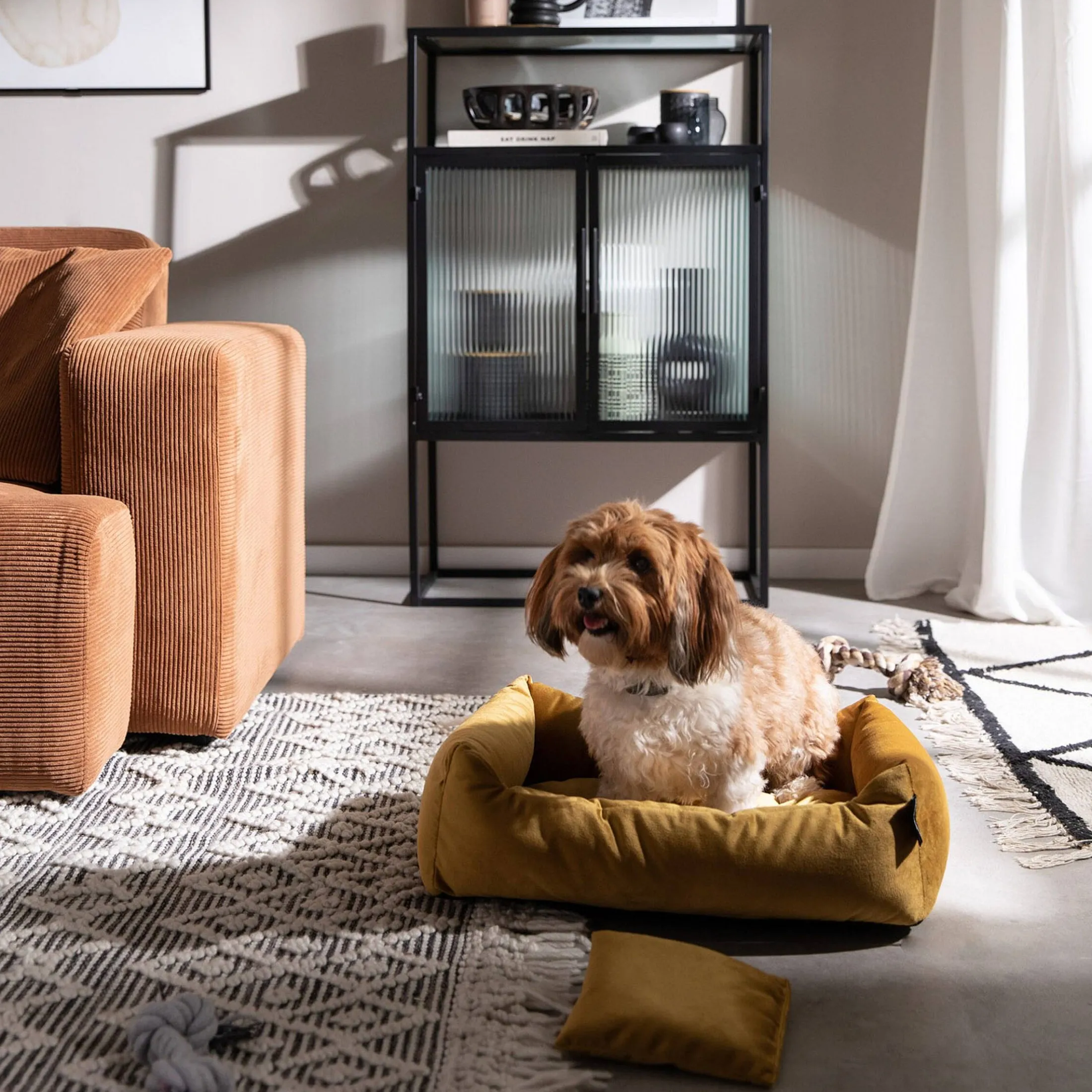 Best Depot Haustier-Samt-Kuschelsofa Velvet