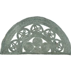 Depot Badezimmer>Jute-Fusmatte Flower