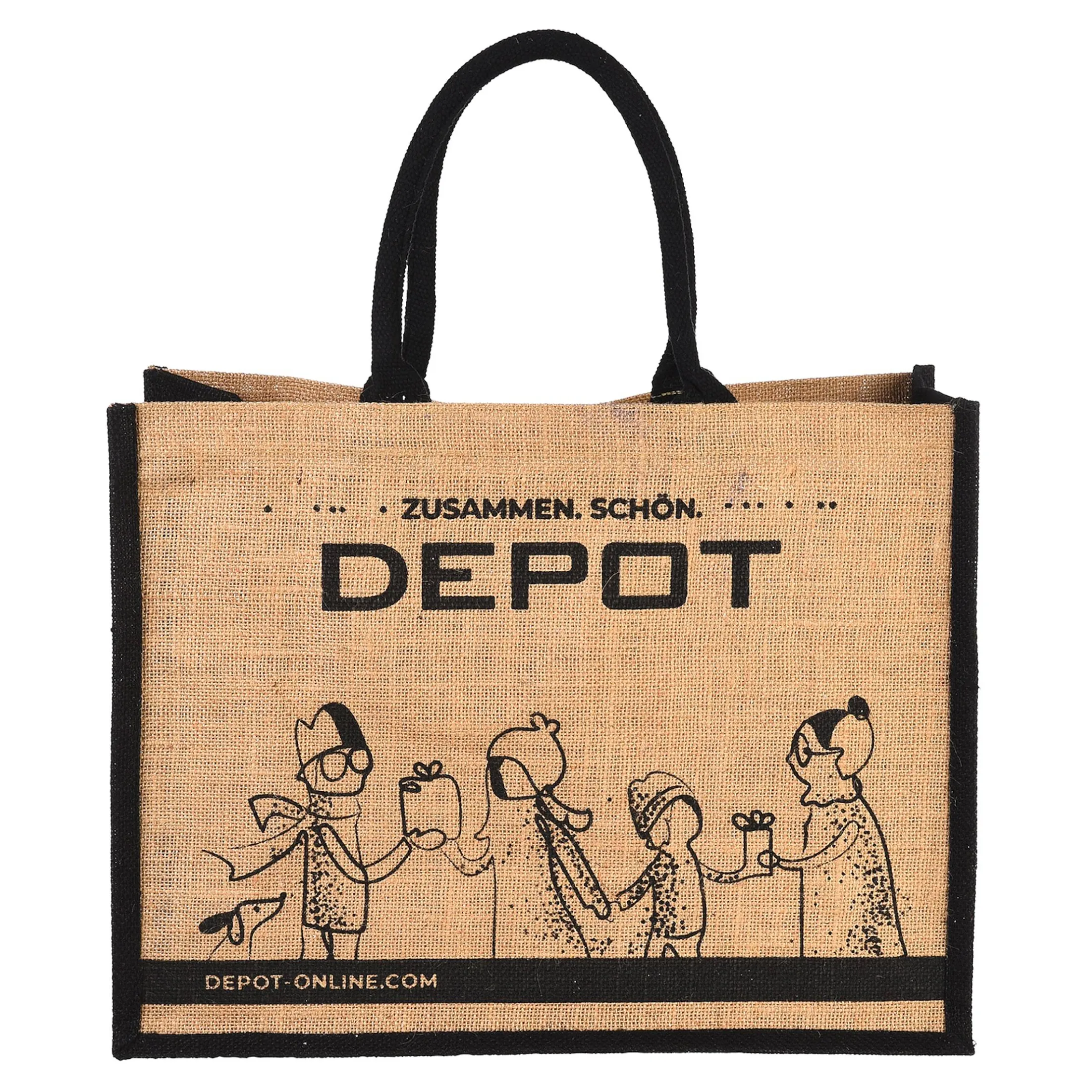New Depot Jutetasche Xmas