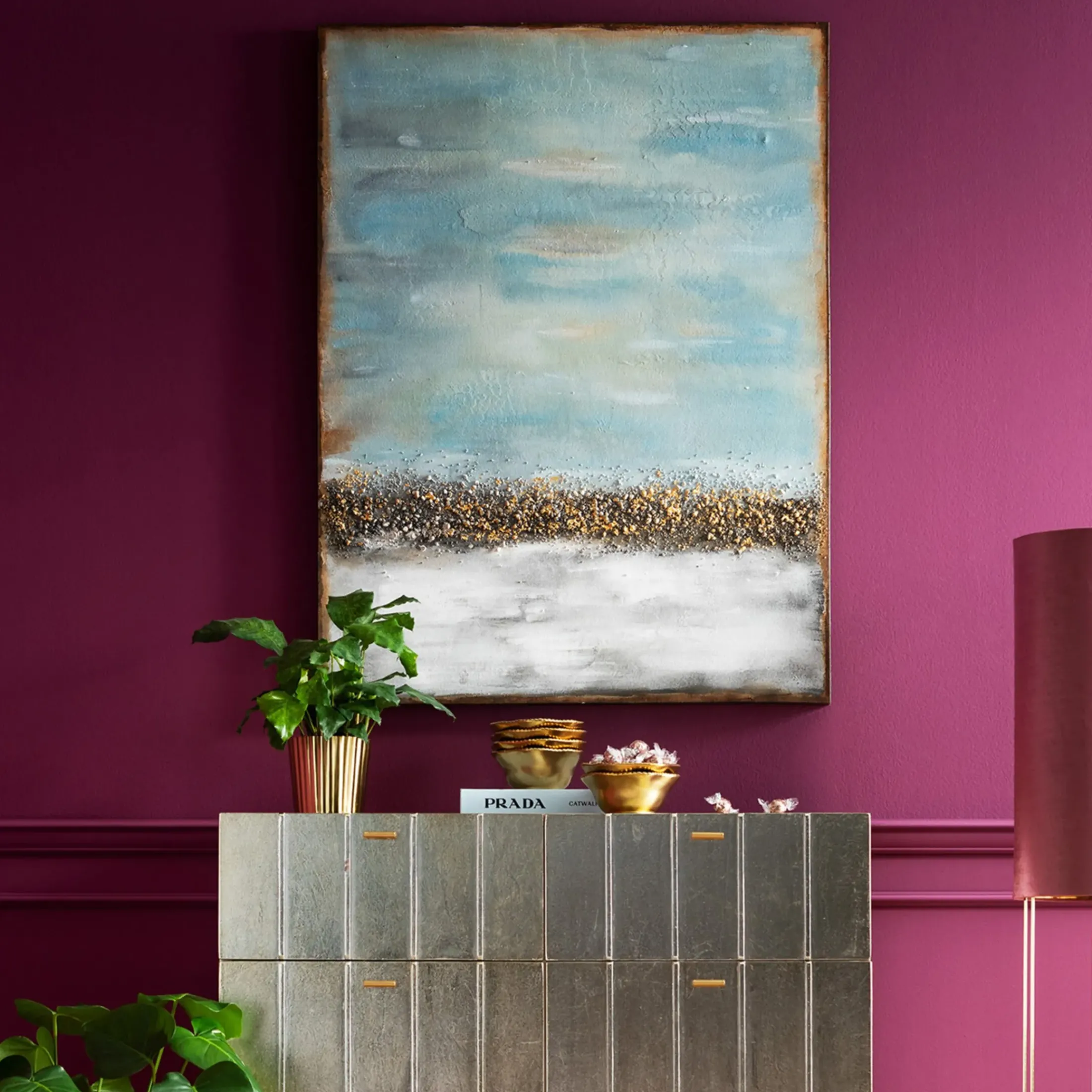 Depot Deko-Figuren & -Objekte>Kare Acrylbild Abstract Horizon