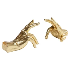 Fashion Depot Kare Buchstutzen-Set Holding Fingers