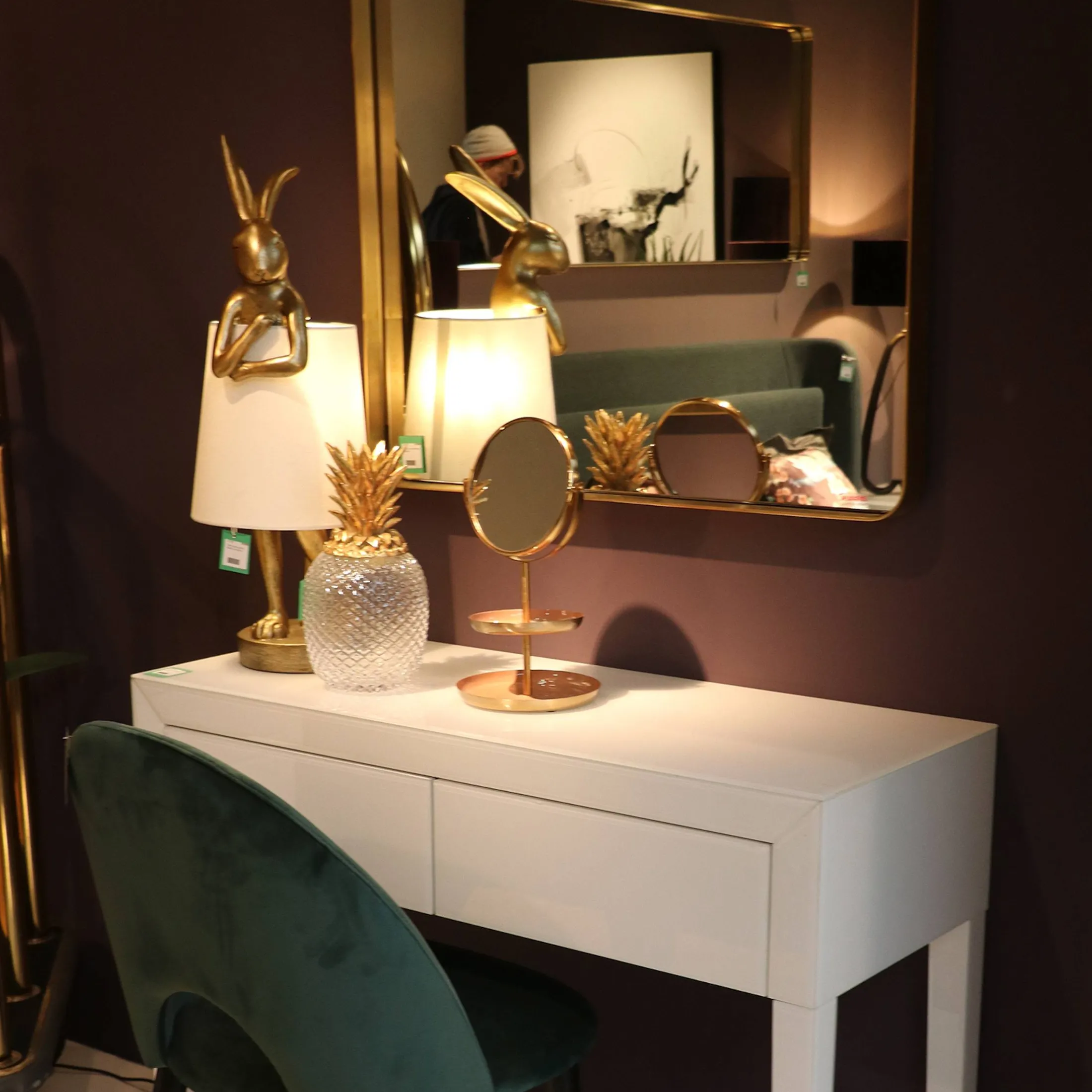 Outlet Depot Kare Tischleuchte Rabbit