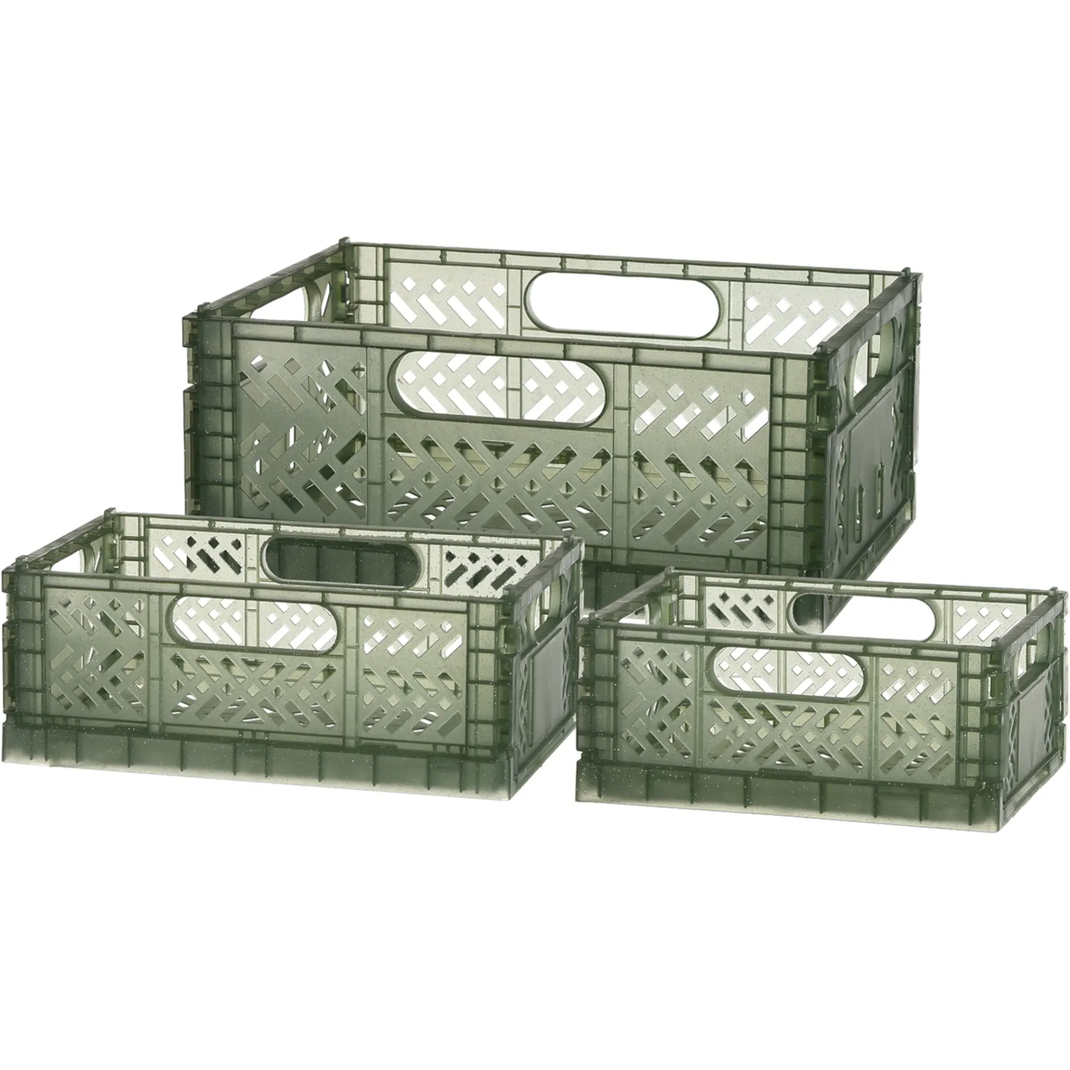 Depot Aufbewahrung>Klappboxen-Set Glitter