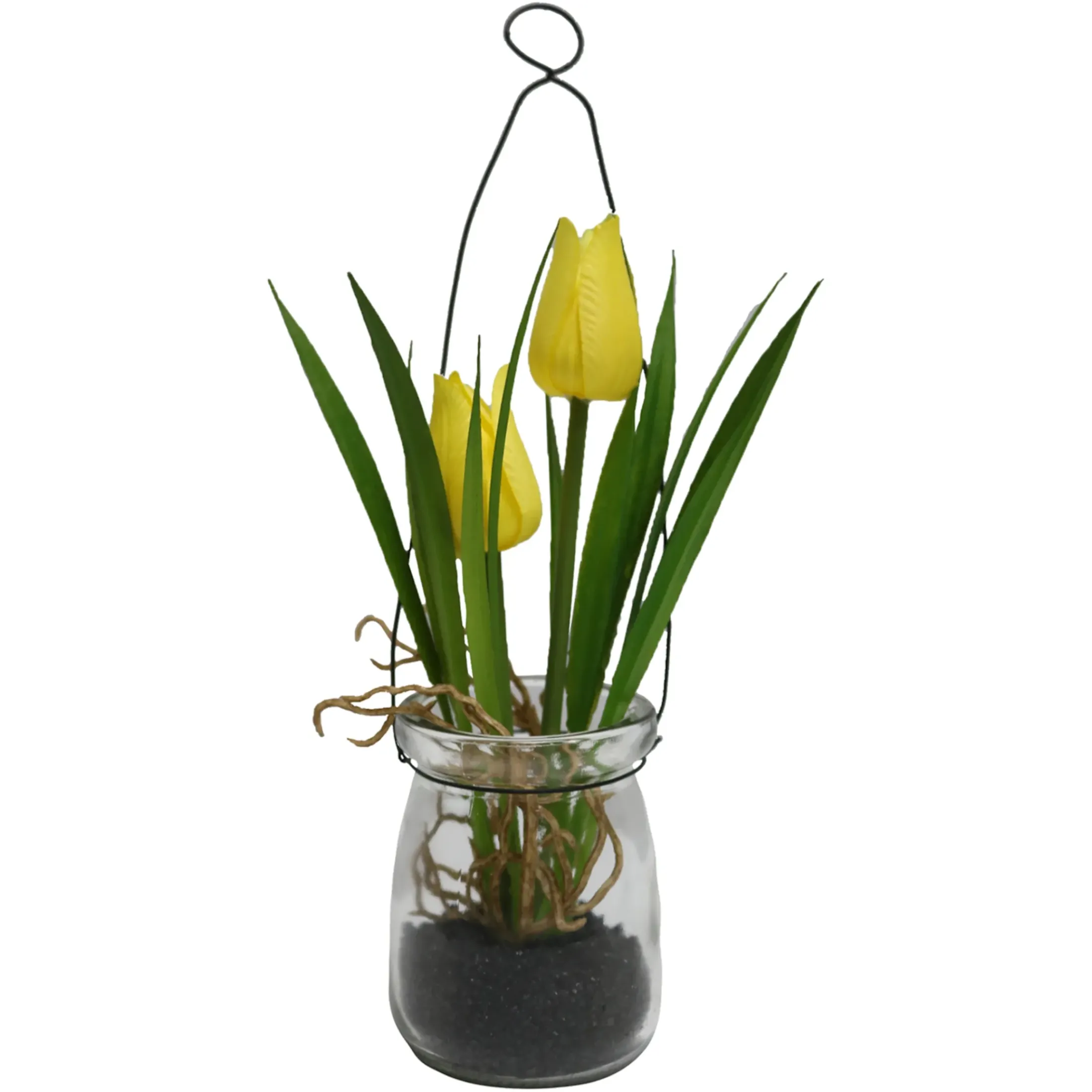 Depot Kunstpflanzen>Kunstblume Tulpe In Glasvase