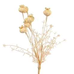 Depot Einzelblumen & Zweige>Kunstblumenbund Mohn