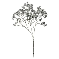 New Depot Kunst-Stielblume Gypskraut Mit Glitter C