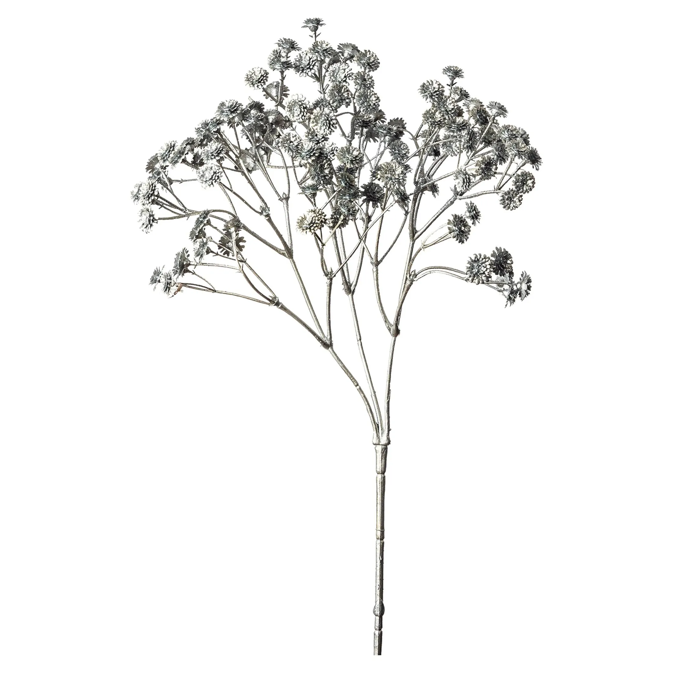 New Depot Kunst-Stielblume Gypskraut Mit Glitter C