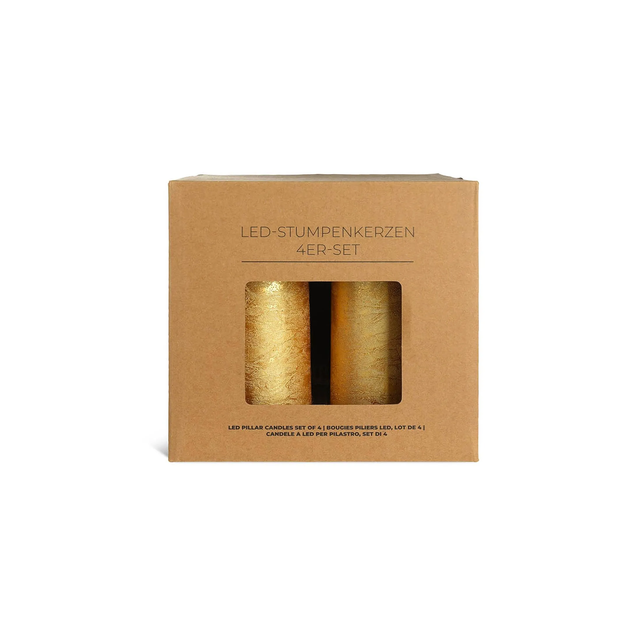 Store Depot Led-Stumpenkerzen-Set