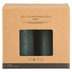 Discount Depot Led-Stumpenkerzen-Set