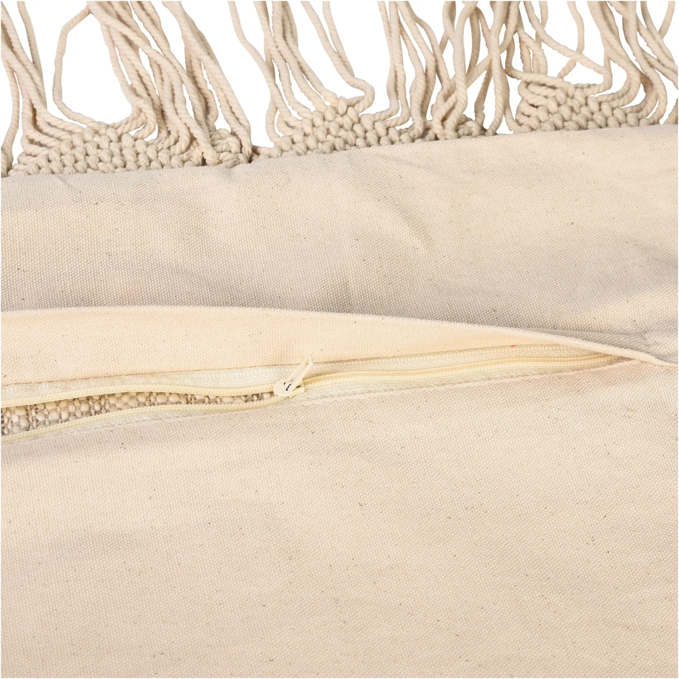 Depot Kissen>Makramee-Kissenhulle Stripe