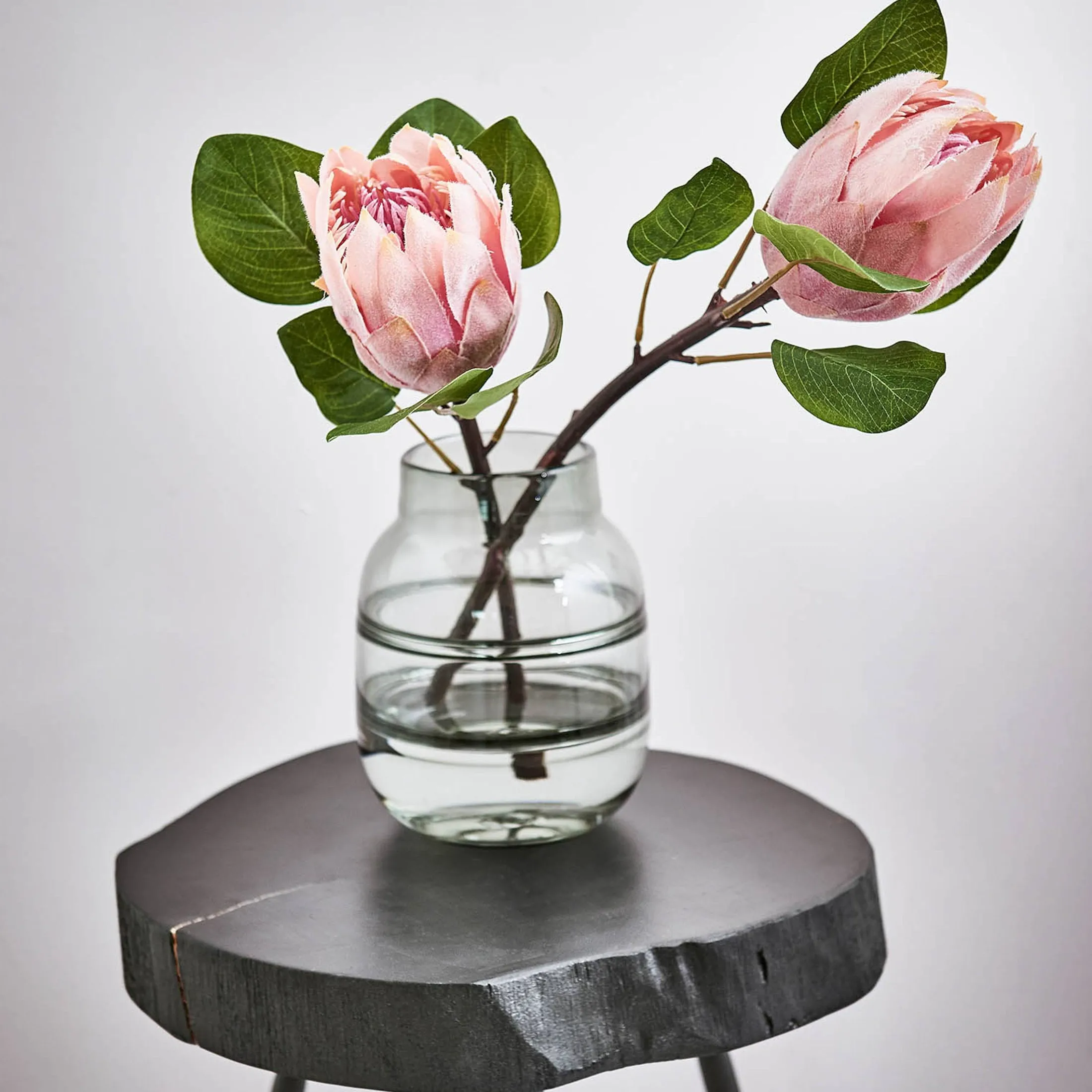 Fashion Depot Metallic-Kunstblume Protea