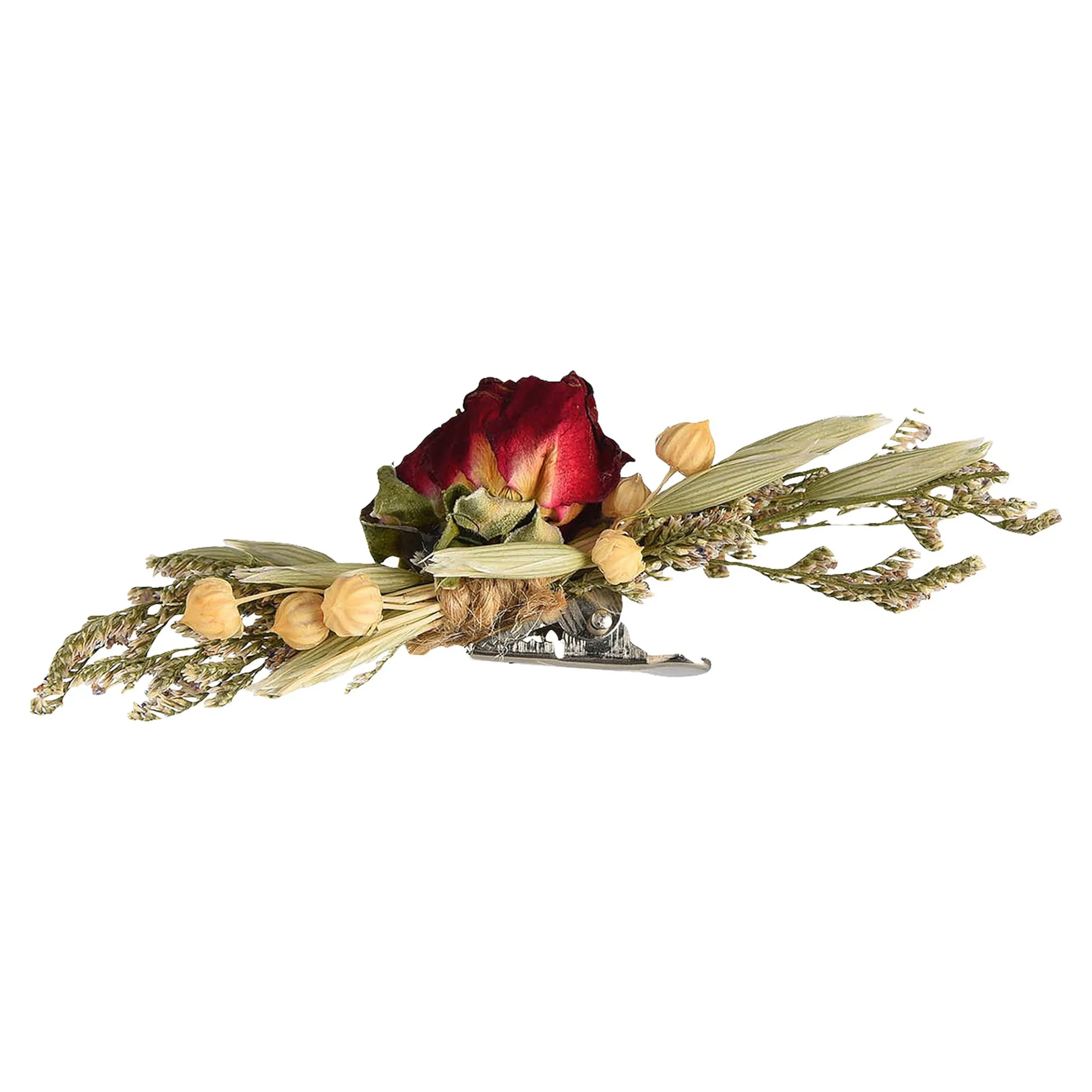 New Depot Mini-Trockenblumen-Bouquet Auf Clip