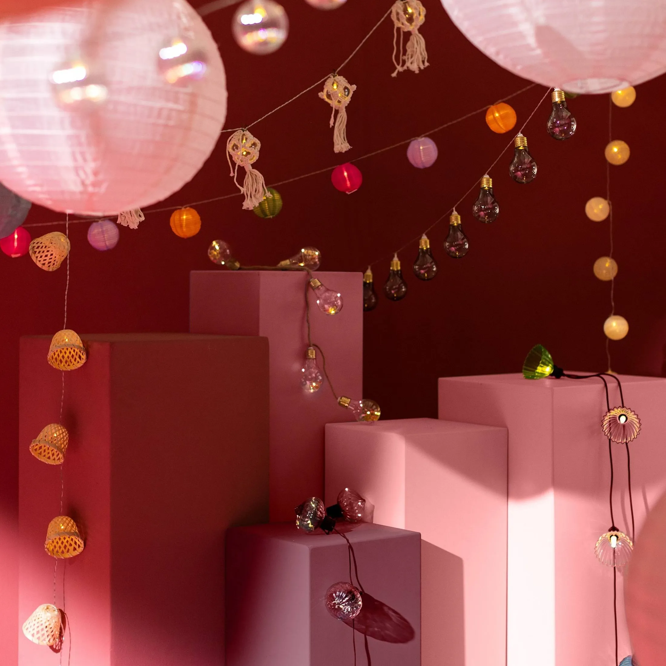 Outlet Depot Outdoor-Lichterkette Cotton Balls
