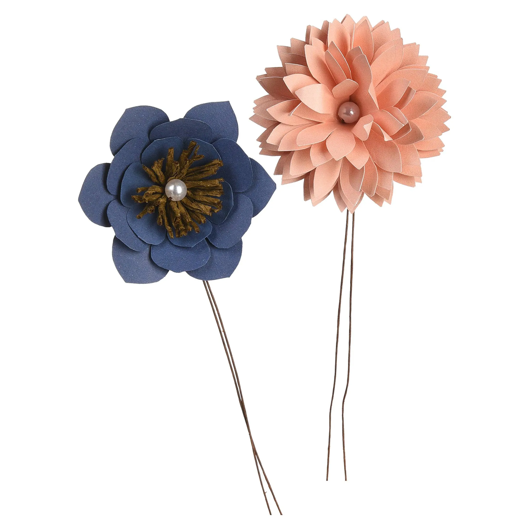 Online Depot Papierblumen-Set Mini Pearl