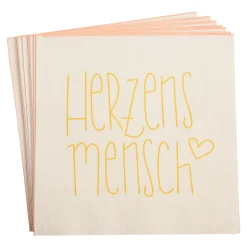 Outlet Depot Servietten Herzensmensch