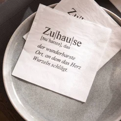 Online Depot Servietten Zuhause