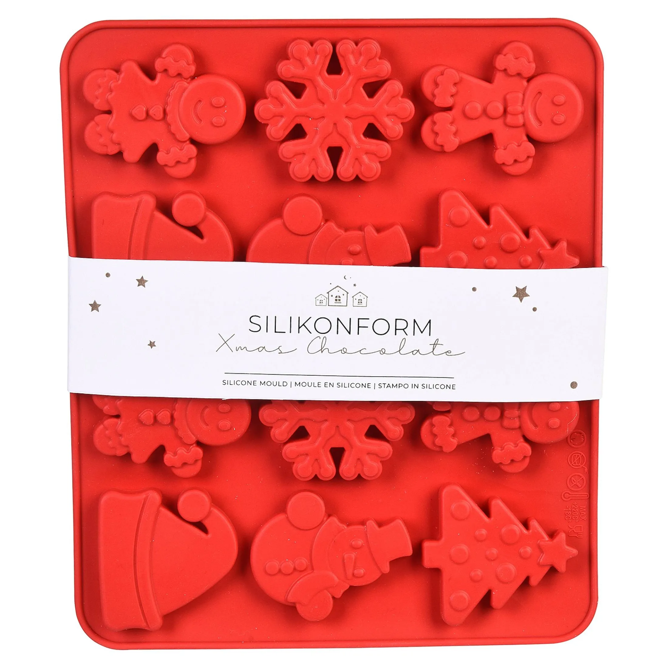 Clearance Depot Silikon-Backform Xmas Chocolate