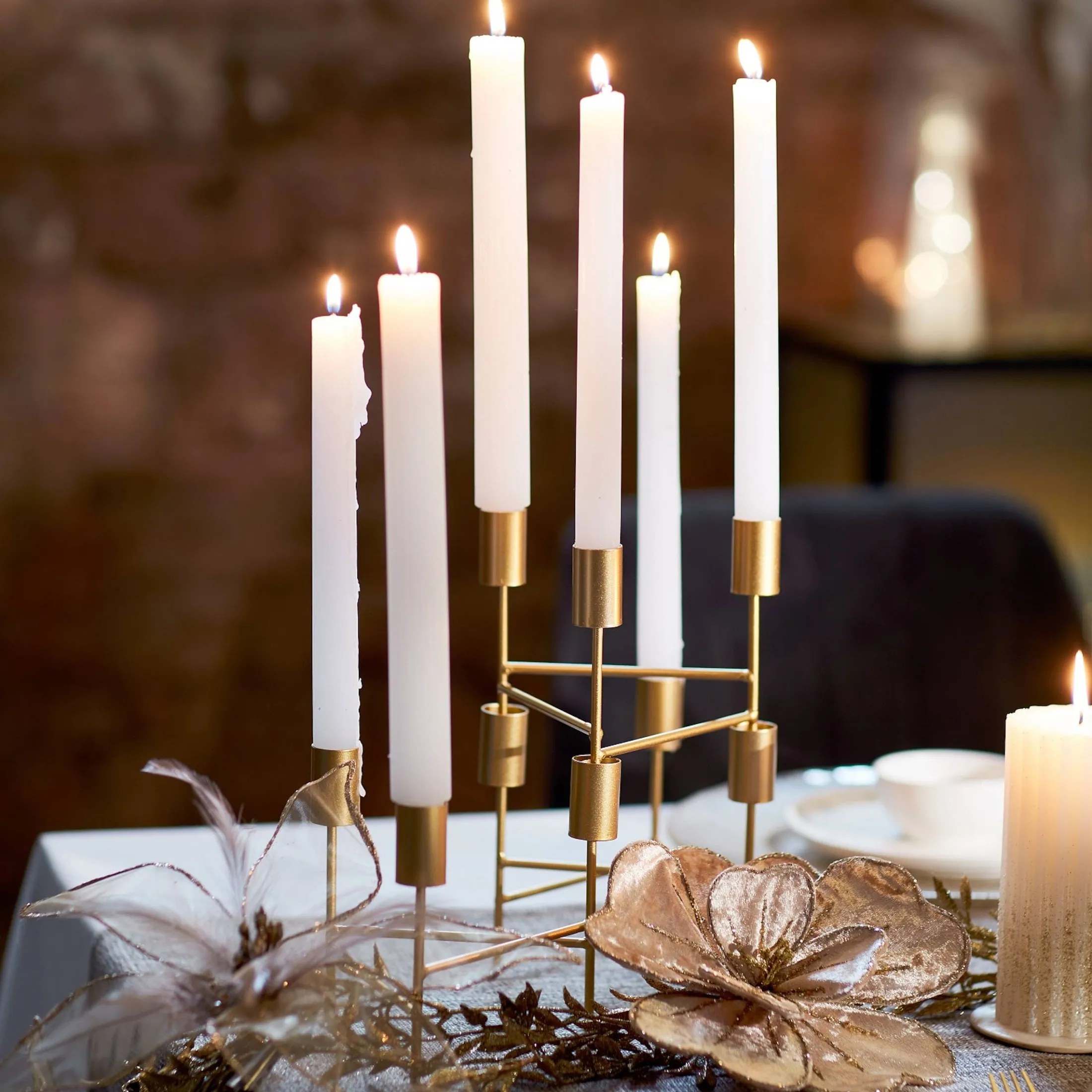 Outlet Depot Spitzkerzen-Set Advent Mit Kerzen-Stickern