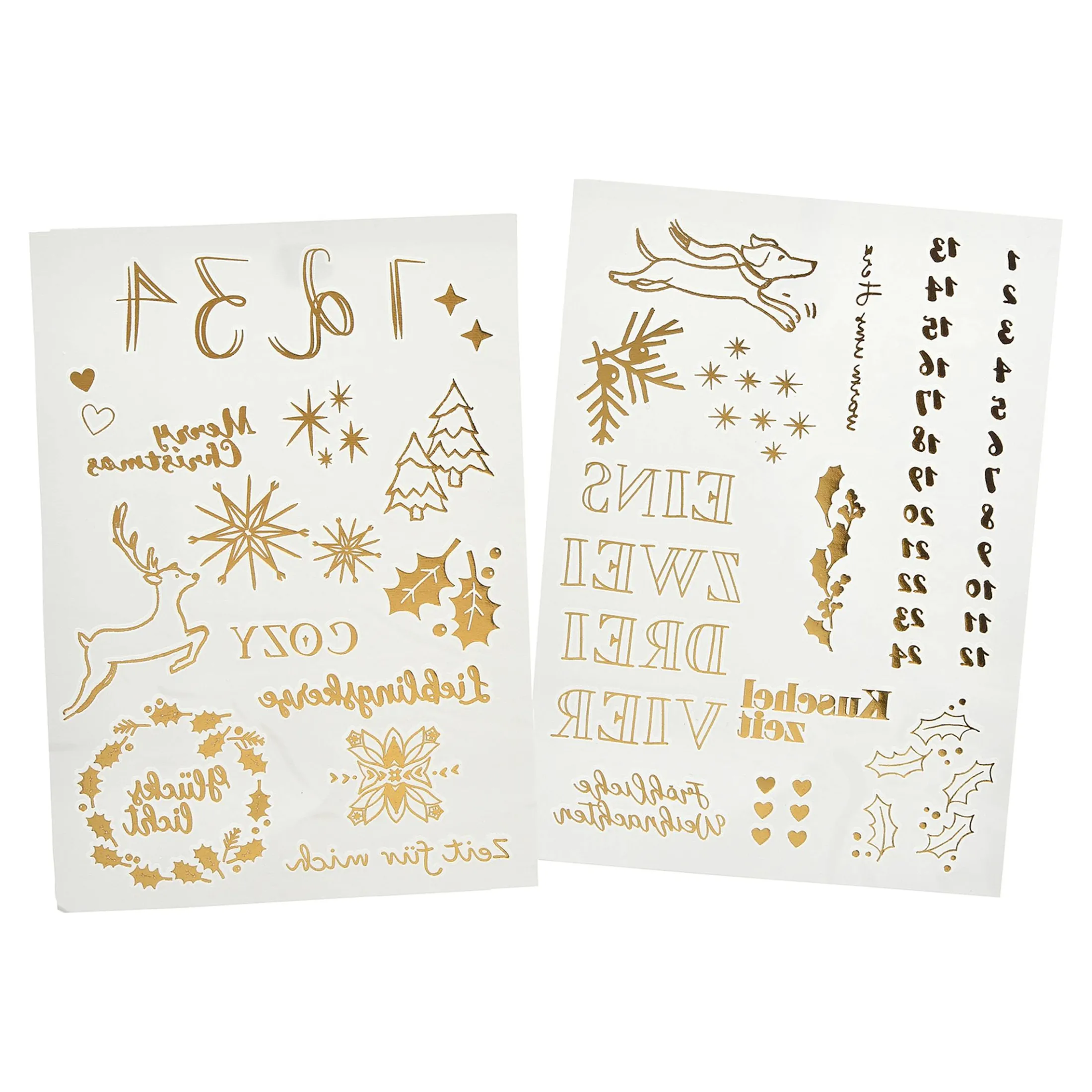 Outlet Depot Spitzkerzen-Set Advent Mit Kerzen-Stickern