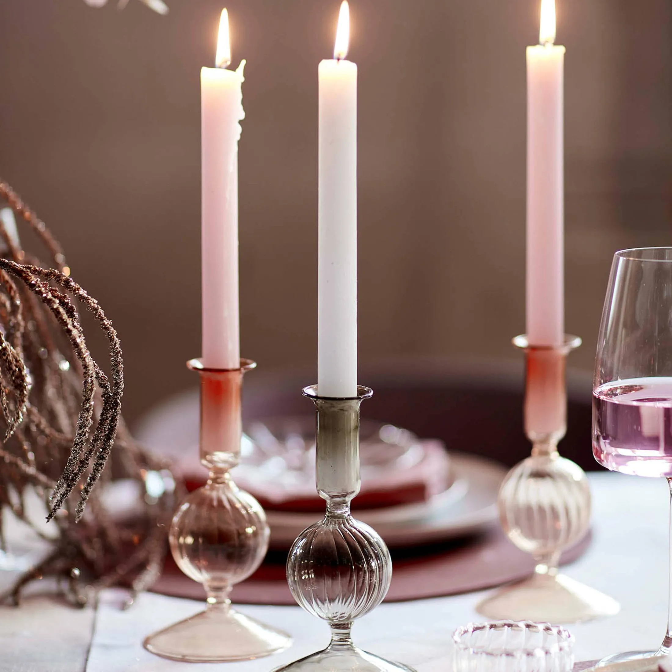 Outlet Depot Spitzkerzen-Set Advent Mit Kerzen-Stickern