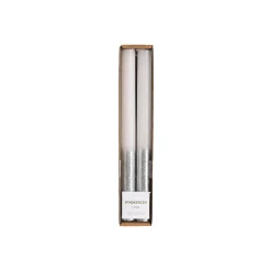 Shop Depot Stabkerze Silver Glitter