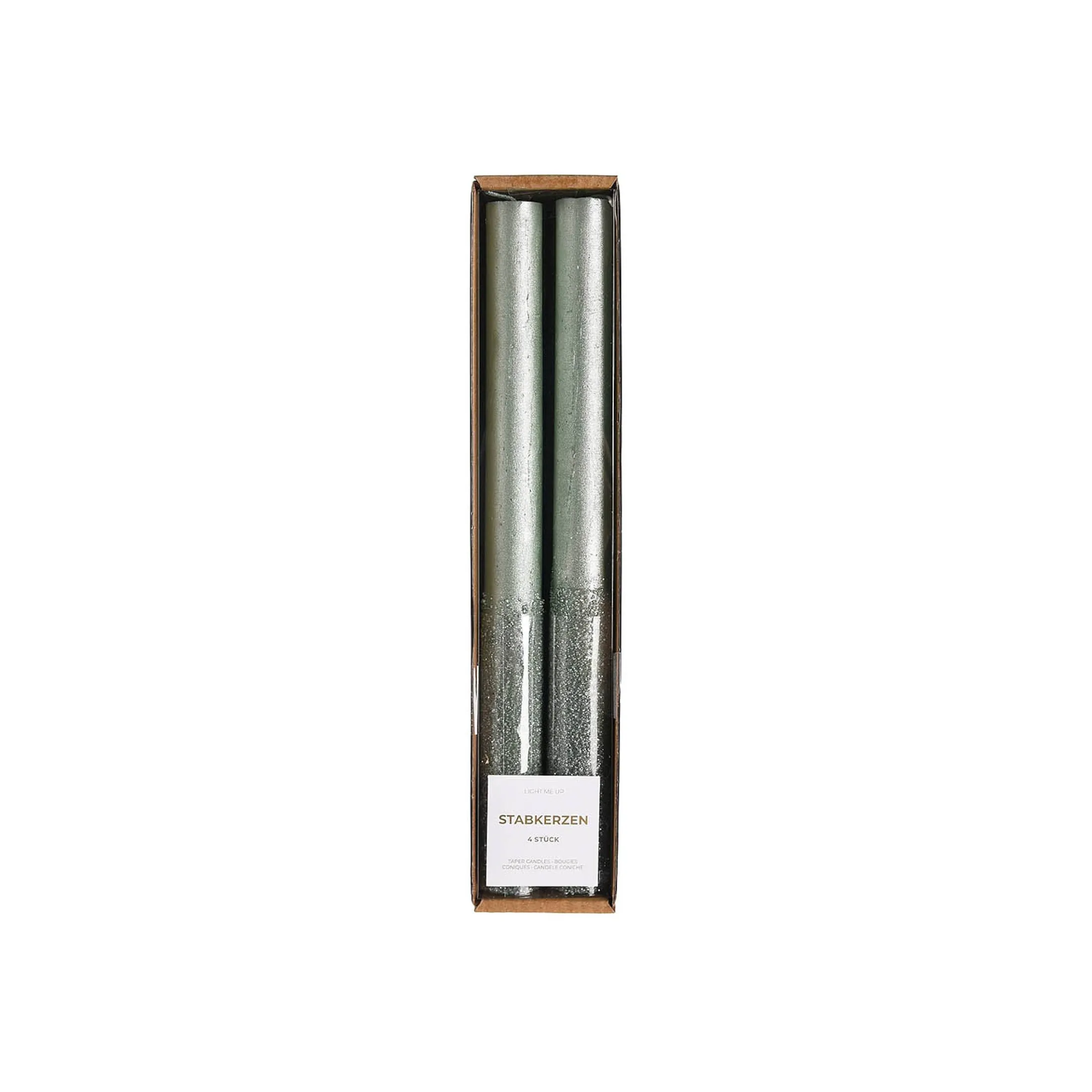 Fashion Depot Stabkerzen Metallic Granulat