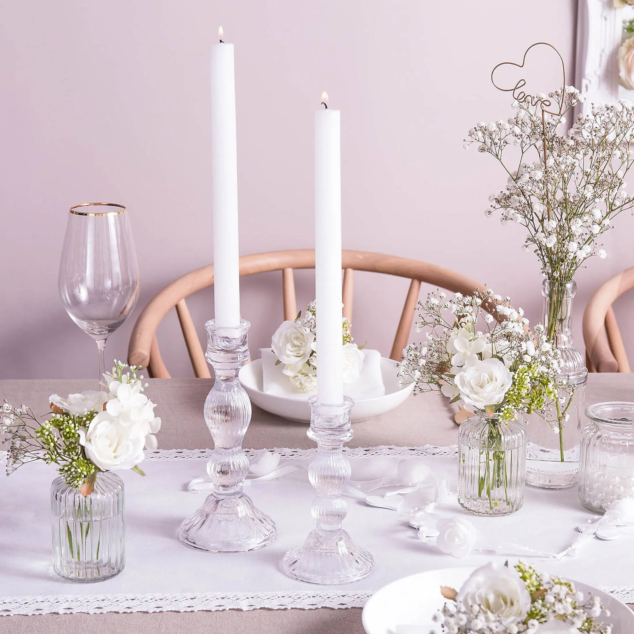 Fashion Depot Stabkerzen Rustic