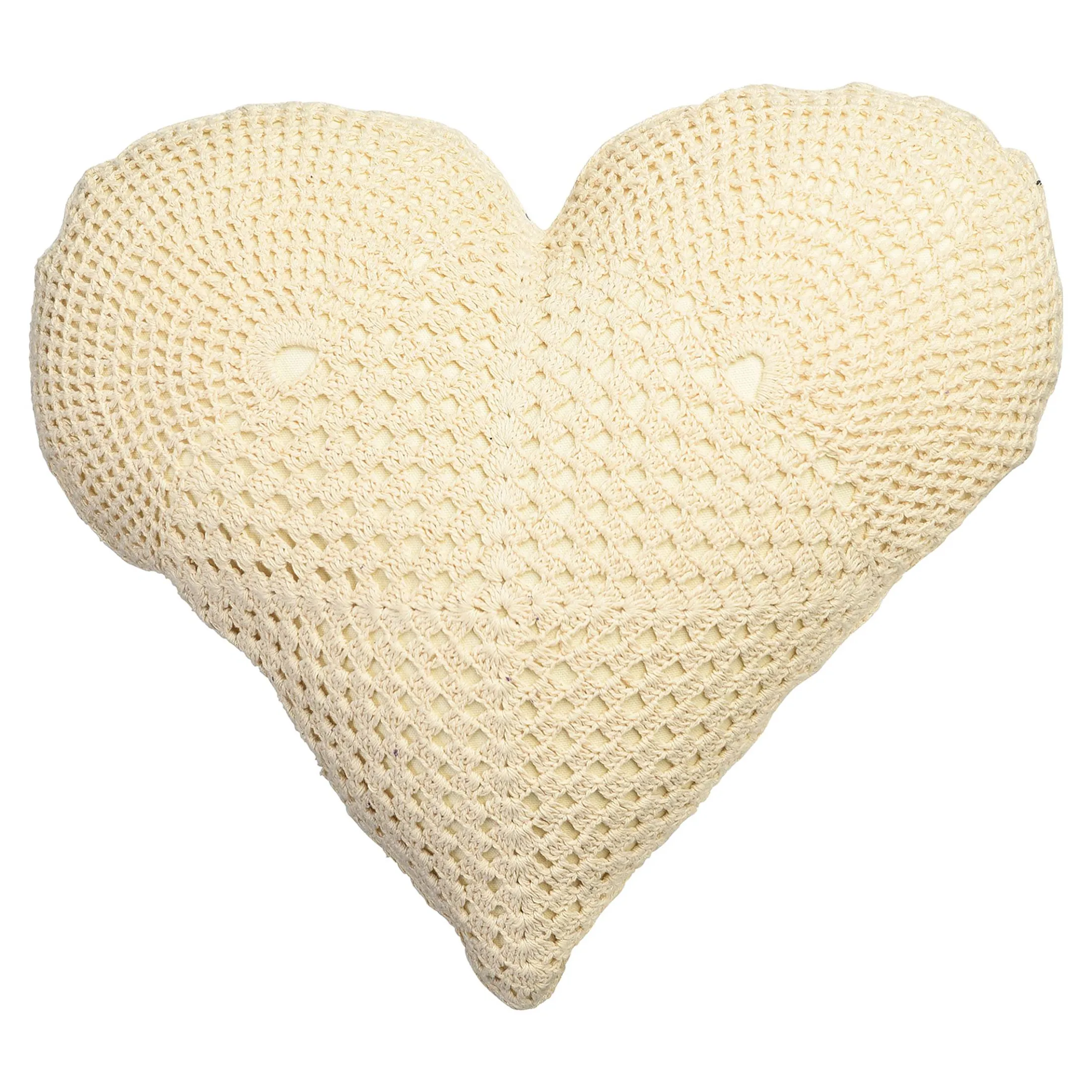 Online Depot Strick-Kissen Heart