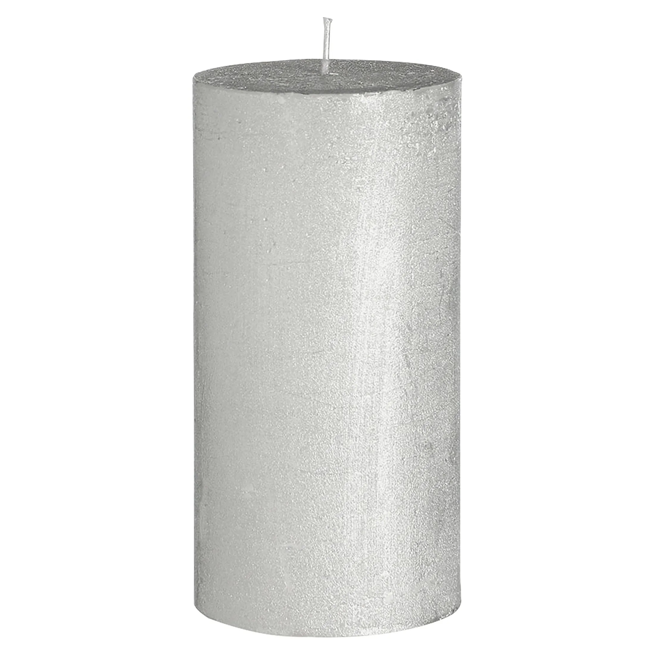 Outlet Depot Stumpenkerze Metallic Finish