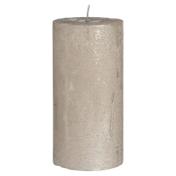 New Depot Stumpenkerze Metallic Finish