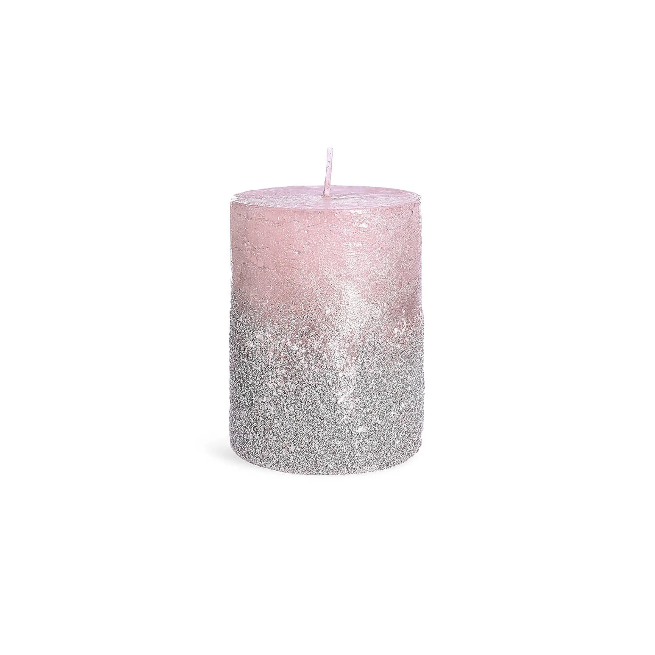 Discount Depot Stumpenkerze Metallic Granulat