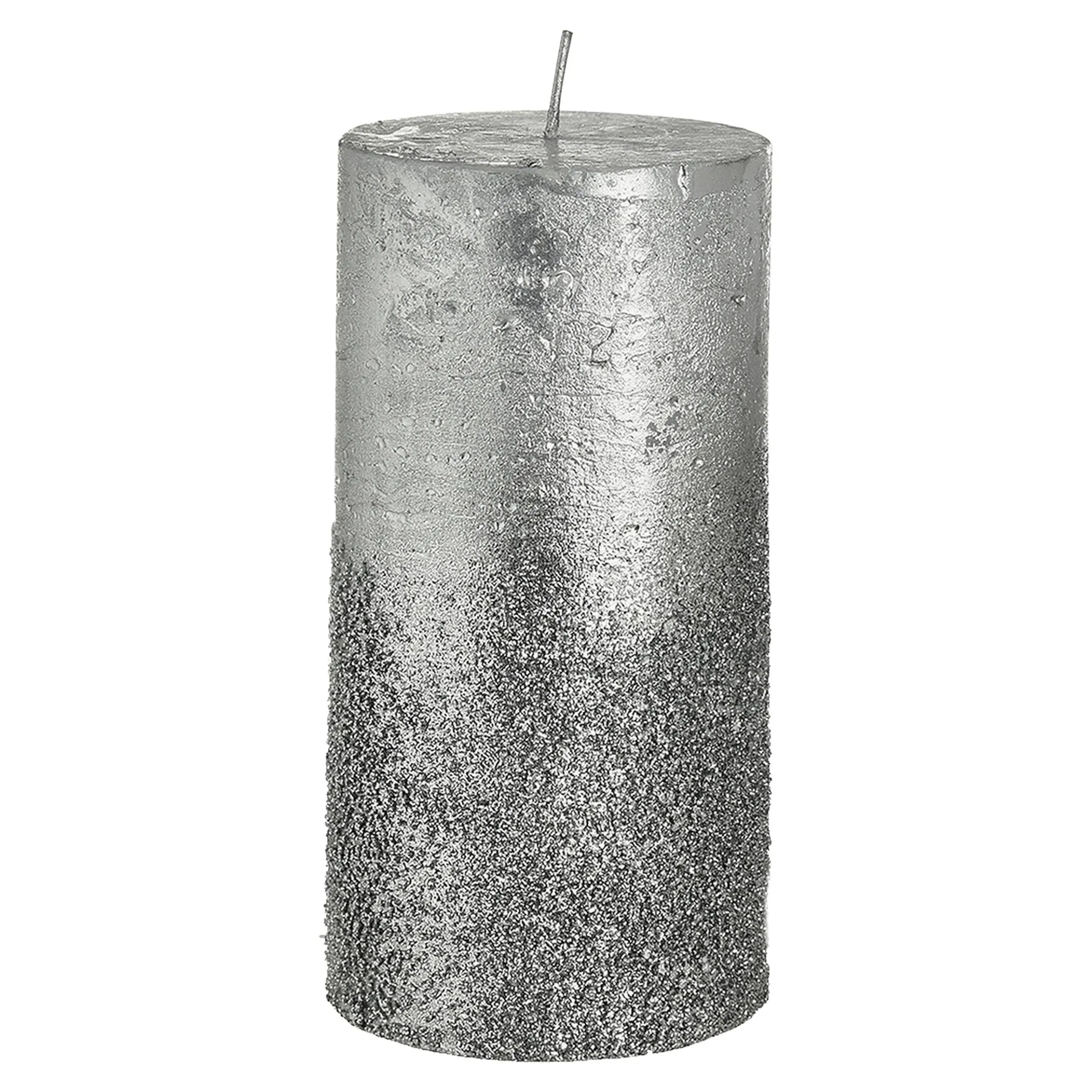 Shop Depot Stumpenkerze Metallic Granulat