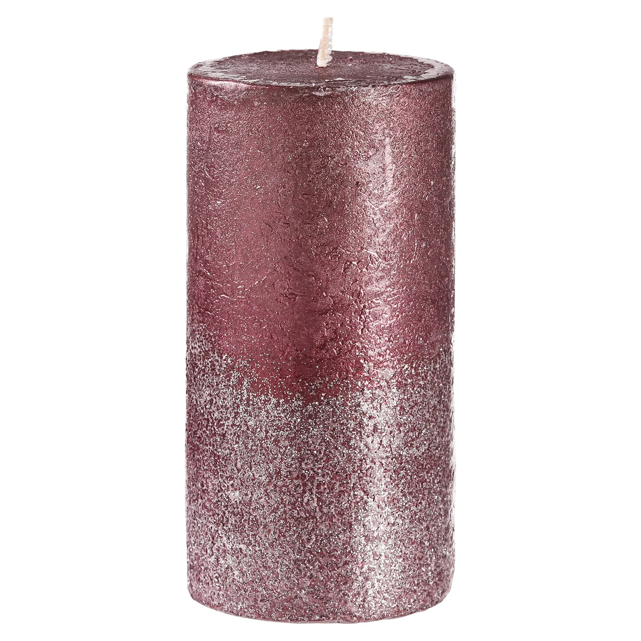 Hot Depot Stumpenkerze Metallic Granulat