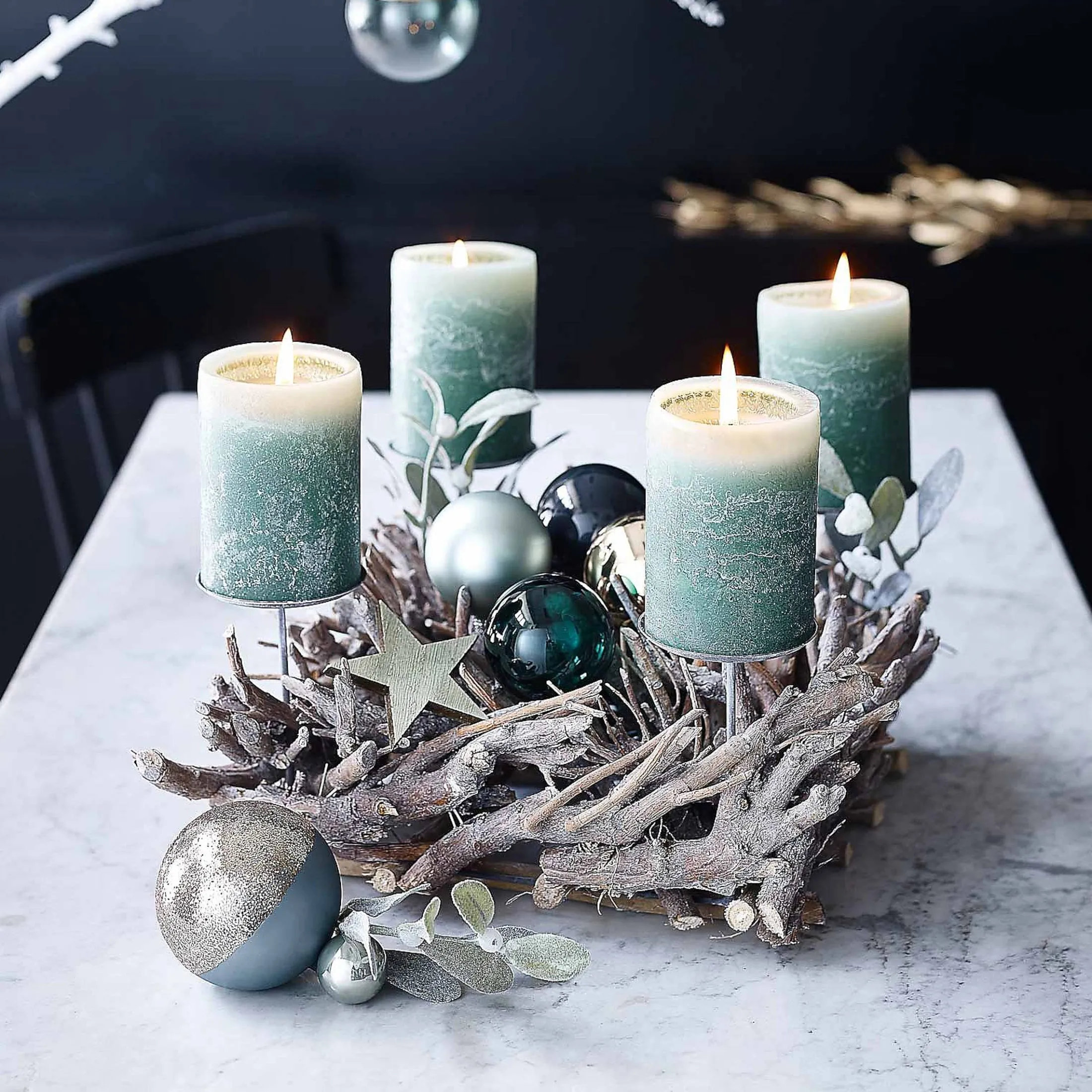 Fashion Depot Stumpenkerze Rustic