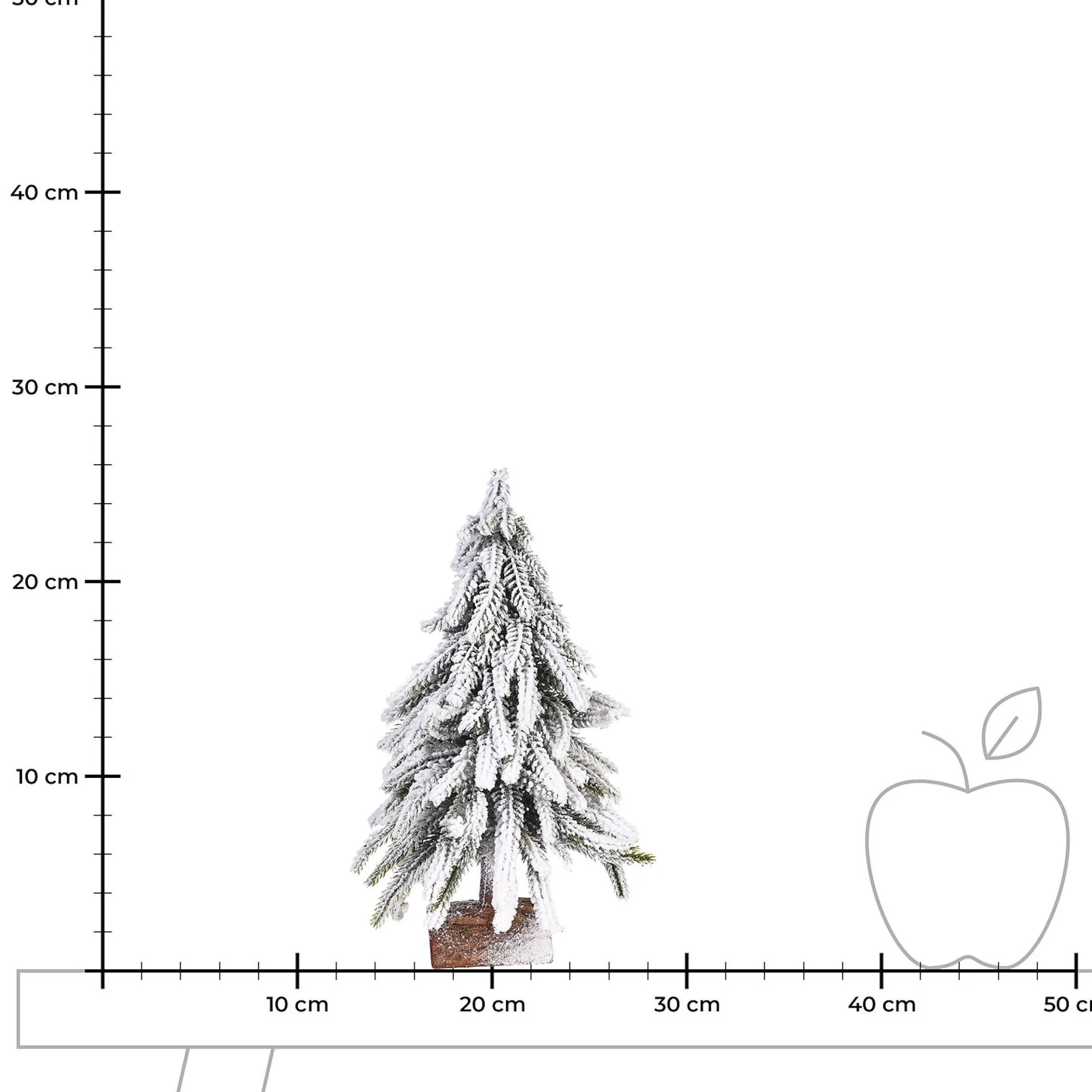 Store Depot Tannenbaum Bescheit Ca. 26Cm