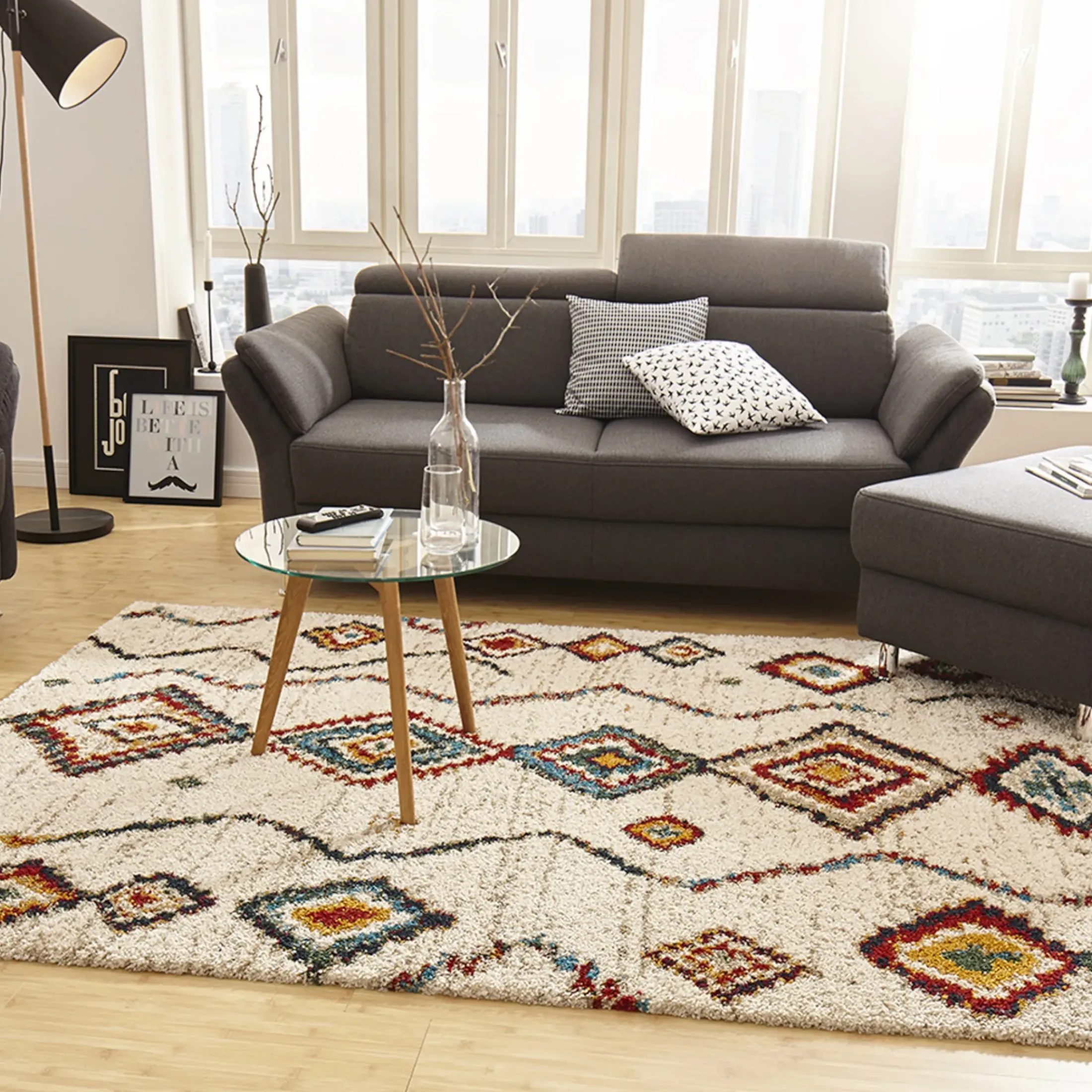 Depot Eckige Teppiche>Teppich Geometric