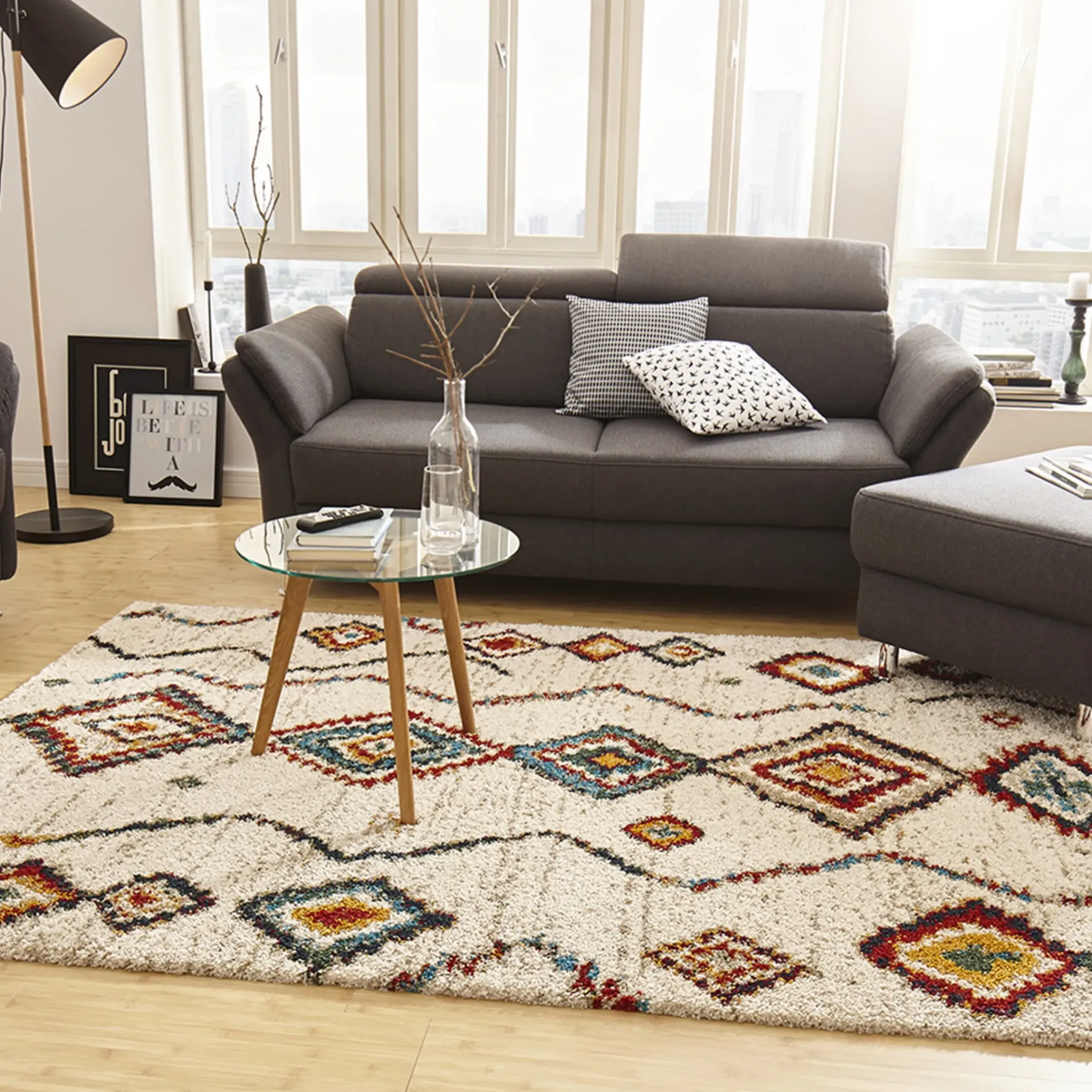 Depot Eckige Teppiche>Teppich Geometric
