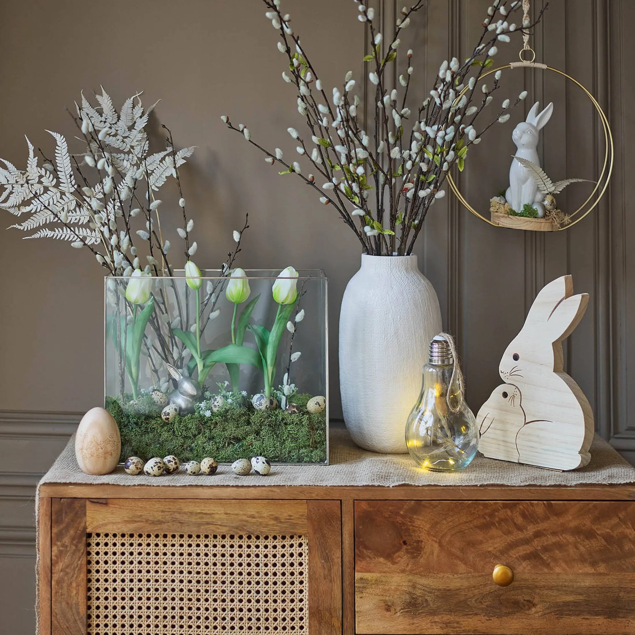 Discount Depot Trockenblumen Farn