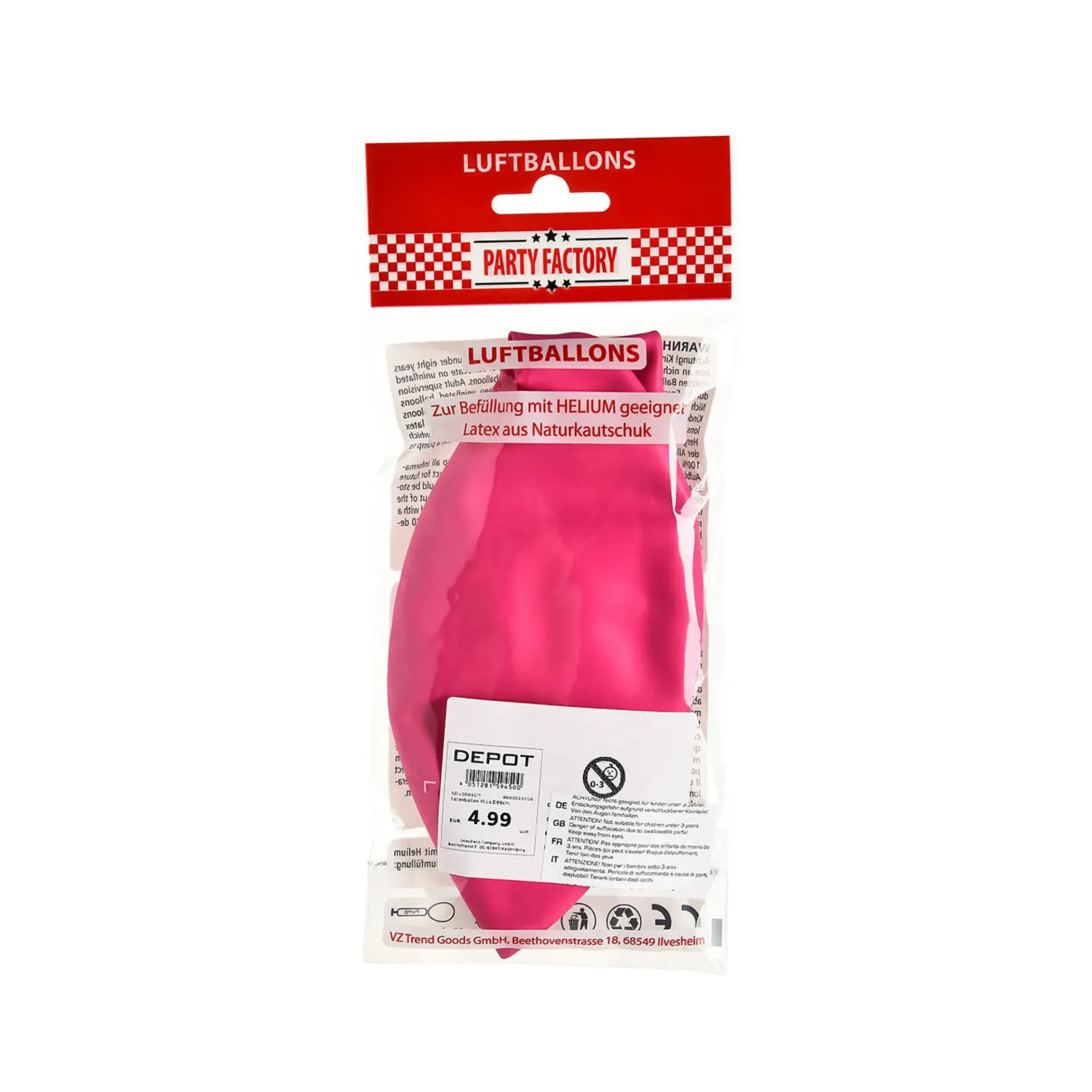 Depot Luftballons>Xl-Luftballon Uni