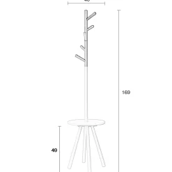 Online Depot Zuiver Standgarderobe Rack
